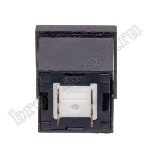 Кнопка мини с фиксацией, желтая в черном корпусе PSM2-1-Y-B  фото 8