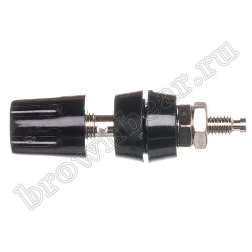 Клемма приборная для разъема Banana, тип 8 (гнездо), черная BP-8B фото 7