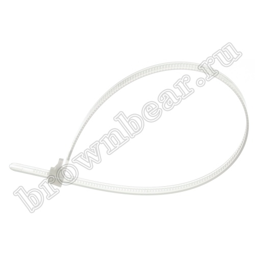 Стяжка (хомут) нейлоновая многоразовая 300 x 7.6 мм, белая, упаковка 100 шт. HV-300-W фото 6