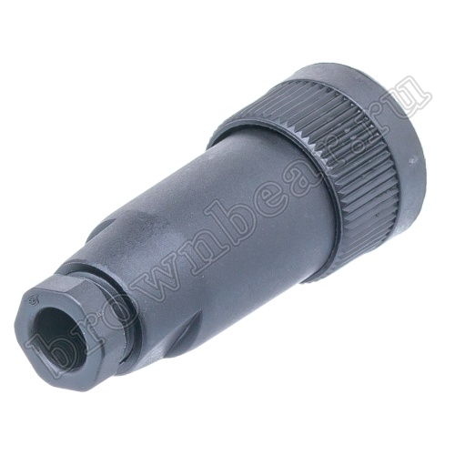 Разъём промышленный круглый серии RD-24 7 контактов, гнездо на кабель фото 5