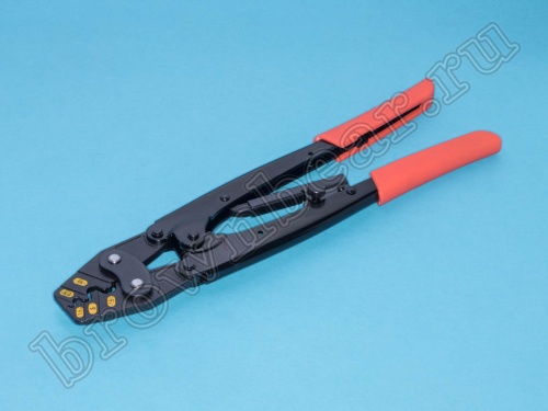 Пресс-клещи (кримпер) для обжима неизолированных клемм на провод 6-22 AWG YYR-509 фото 2
