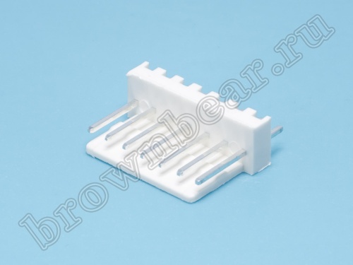 Разъем питания 7 контактов, вилка на плату, шаг 2.54 мм, тип 2 WF-7/2 фото 2