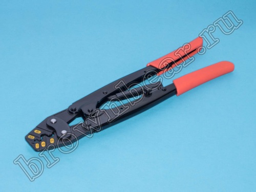 Пресс-клещи (кримпер) для обжима неизолированных клемм на провод 6-22 AWG YYR-509 фото 2