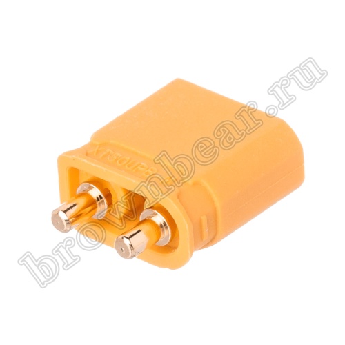 Разъем питания XT30 для АКБ, 2 контакта, штекер на плату XT30UPB30-M.G.Y фото 4