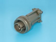 Разъём Amphenol серии MS, 2 контакта, вилка на кабель, тип 12S, резьбовой MS3106E-12S-3P
