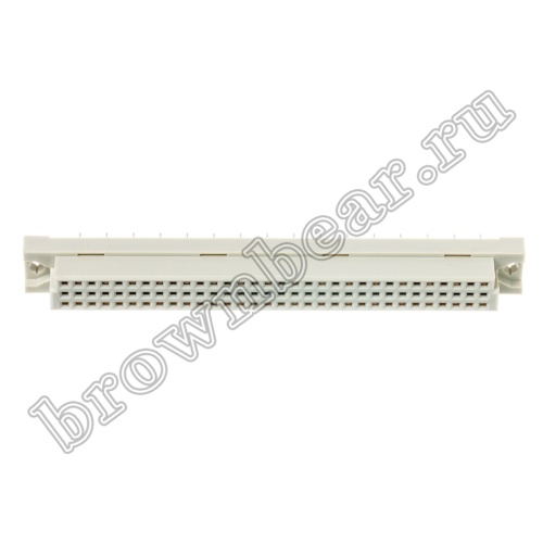 Разъём DIN 41612 32 контакта, розетка, длина контакта 4.0 мм, чётный, 3 ряда фото 2