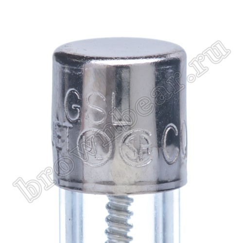 Предохранитель 5х20 мм, цилиндрический, стеклянный, с задержкой, 4А/250В (GSL) фото 5