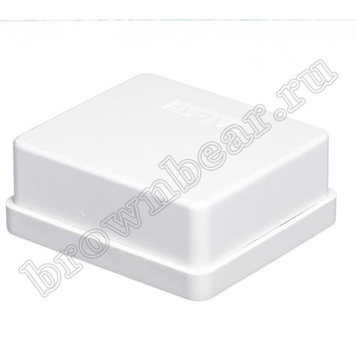 Розетка компьютерная накладная двойная RJ-45 категория 5е, тип KRONE, белая  фото 2