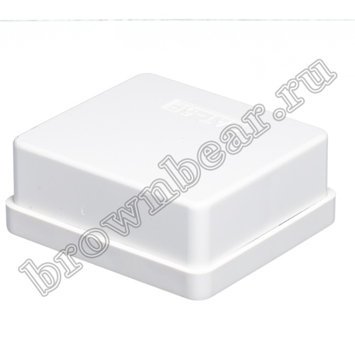 Розетка компьютерная накладная двойная RJ-45 категория 5е, тип KRONE, белая  фото 3