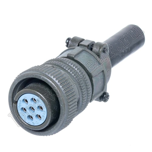 Разъём промышленный круглый MIL-5015 серии MS 7 контактов, гнездо на кабель