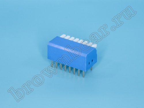 Переключатель Dip-Switch 8 контактных групп, пиано фото 5