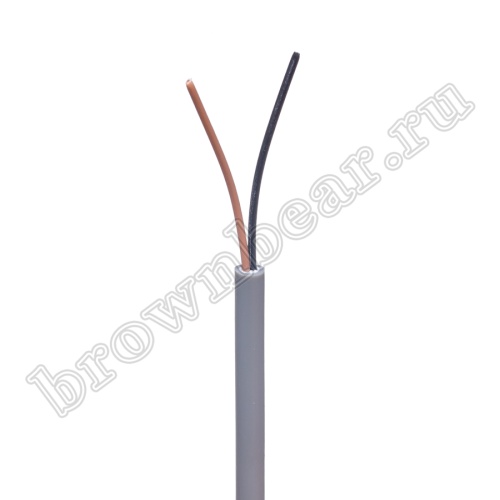 Кабель сигнальный коммуникационный 2 провода, 26AWG, бухта 50м, неэкранированный, серый SIN YU