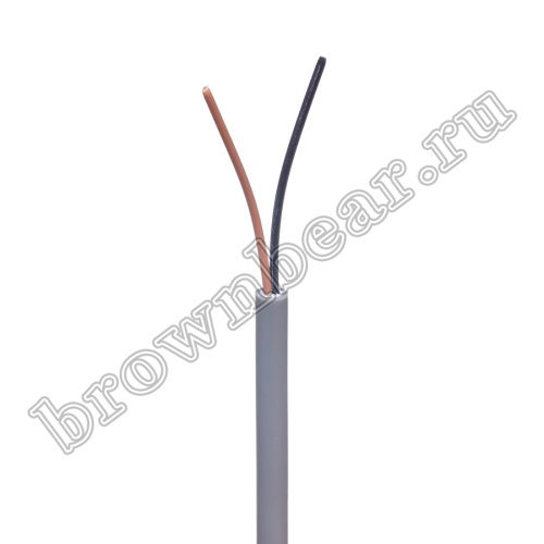 Кабель сигнальный коммуникационный 2 провода, 26AWG, бухта 50м, неэкранированный, серый SIN YU