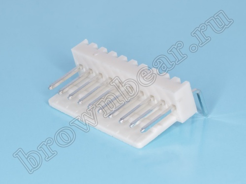 Разъем питания 10 контактов, вилка на плату, прямой угол, шаг 2.54 мм WF-10R