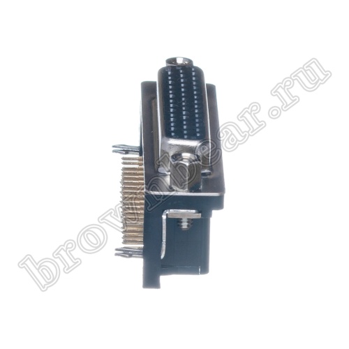 Разъем D-SUB 44 контакта, гнездо на плату, прямой угол DHR-44F фото 6