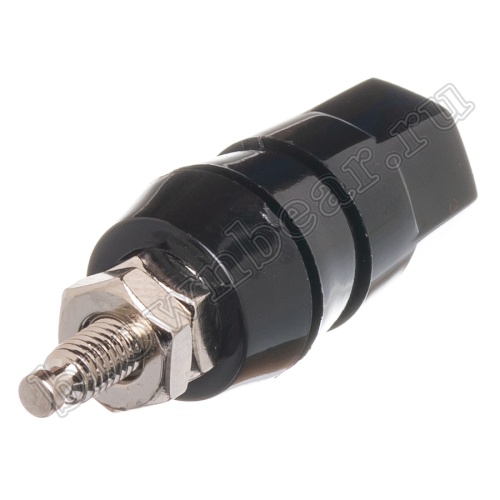 Клемма приборная для разъема Banana, тип 9 (гнездо), черная BP-9B фото 3