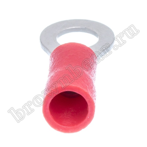 Клемма кольцевая обжимная тип "O" 4.3 мм, на провод 0.25 - 1.5 мм², изолированная, кратно 100шт. TRI-1.25-4 фото 3