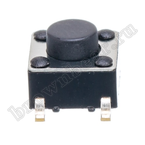 Кнопка тактовая SMD, 6х6 мм, h=5 мм, 4 контакта SWT-34-50 фото 4