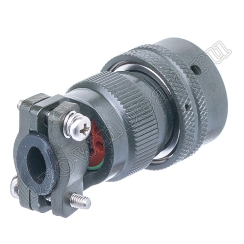 Разъём промышленный байонет MIL-26482 Series I серии HVMS 10 контактов, гнездо на кабель фото 3