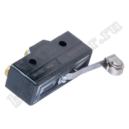 Концевой выключатель с роликом 220В, серии 13, тип 03 TM-1303