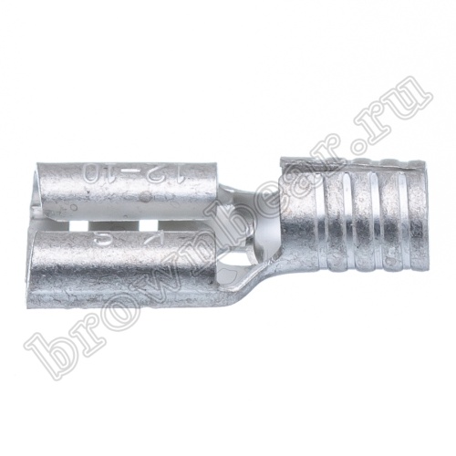 Клемма плоская обжимная 6.3 мм, гнездо на провод 4.0 - 6.0 мм², кратно 100шт. РП-М TA-5.5F фото 5