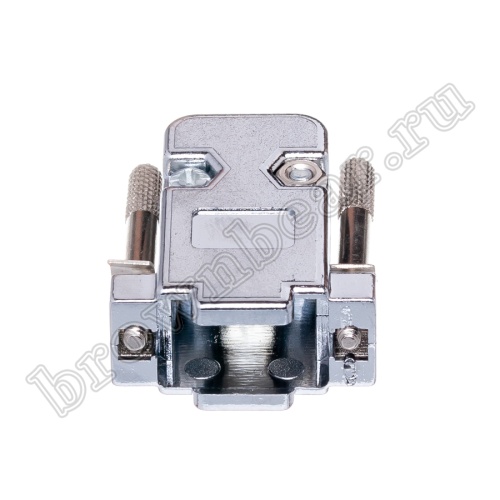 Корпус разъема D-SUB  9 контактов с удлиненными винтами, металлизированный, тип 2 DNT-9C фото 5