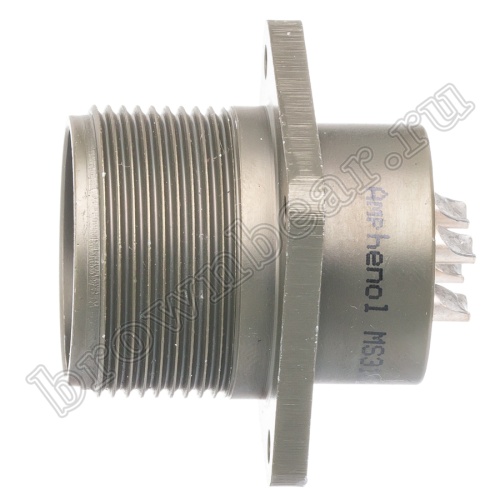 Разъём Amphenol серии MS, 4 контакта, вилка на блок, тип 18, резьбовой MS3102E-18-10P фото 3