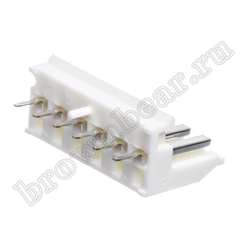 Разъем питания 6 контактов, вилка на материнскую плату, шаг 3.96 мм HPB-6M фото 4