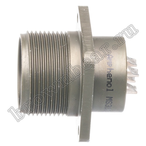 Разъём Amphenol серии MS, 4 контакта, вилка на блок, тип 18, резьбовой MS3102E-18-10P фото 3