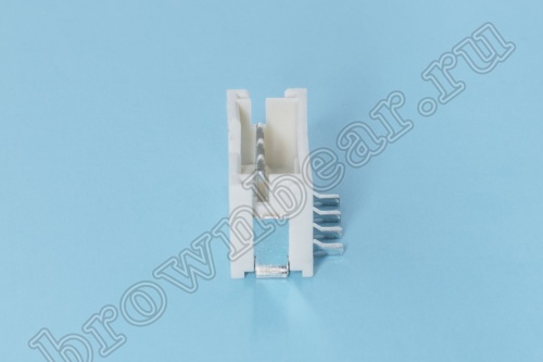 Разъем питания 4 контакта, вилка на плату, поверхностный монтаж, шаг 2.0 мм MW-4S фото 5