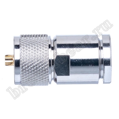 Разъем UHF вилка на кабель, RG-8, пайка UHF-S8P фото 6