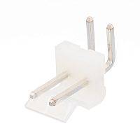 Разъем питания 2 контакта, вилка на плату прямой угол, шаг 5.08 мм MPW-2R