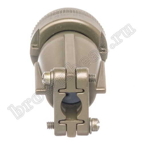 Разъём Amphenol серии MS, 4 контакта, розетка на кабель, тип 14S, резьбовой MS3106E-14S-2S фото 4