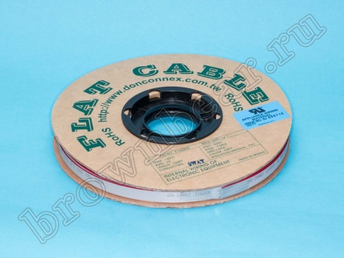 Кабель плоский, шлейф 9 проводников, шаг 1.27 мм фото 3