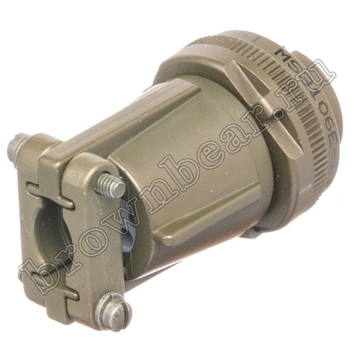 Разъём Amphenol серии MS, 7 контактов, розетка на кабель, тип 16S, резьбовой MS3106E-16S-1S фото 5
