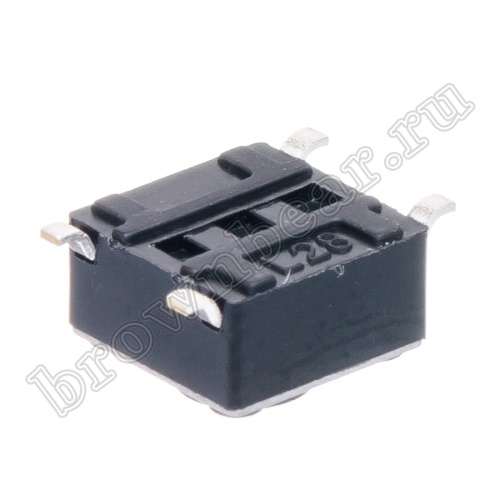 Кнопка тактовая SMD, 6х6 мм, h=4.3 мм, 4 контакта SWT-34-43 фото 3