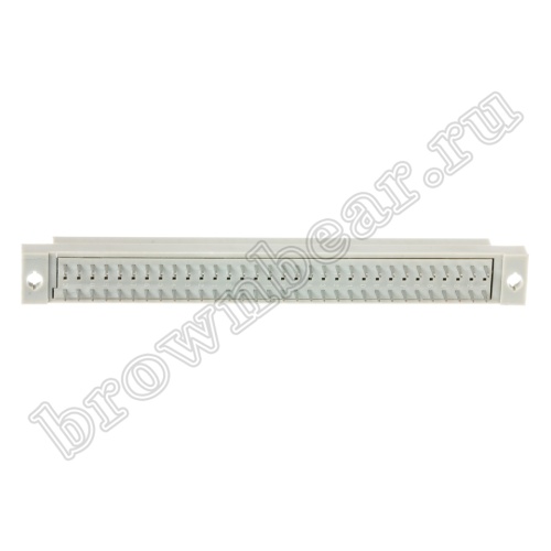 Разъём DIN 41612 64 контакта, розетка, длина контакта 4.0 мм, 3 ряда фото 3