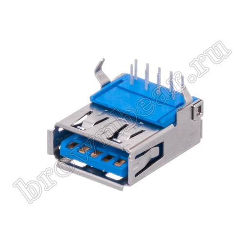 Разъем USB 3.0, тип А, гнездо на плату USBA3.0-1J