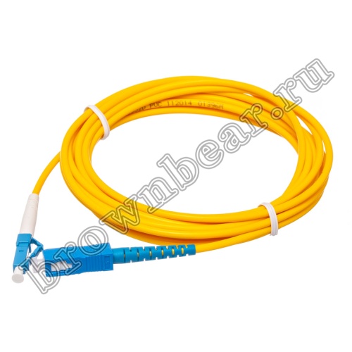 LC-SC патч-корд одномодовый 3м (Simplex) 