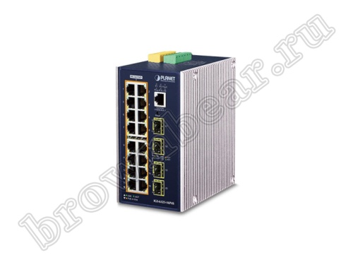 IGS-6325-16P4S Промышленный управляемый L3 коммутатор Planet, 16 портов 1Гбит/с PoE, 4 SFP порта 2.5Гбит/с фото 4