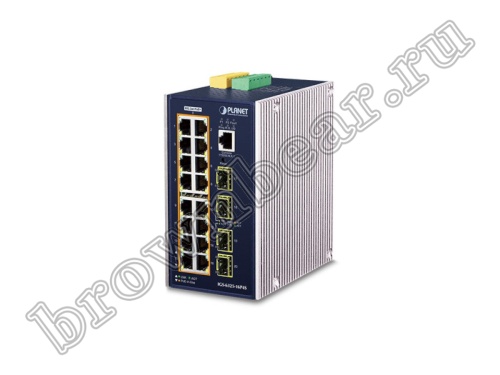IGS-6325-16P4S Промышленный управляемый L3 коммутатор Planet, 16 портов 1Гбит/с PoE, 4 SFP порта 2.5Гбит/с фото 4