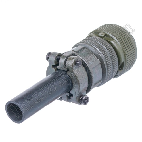 Разъём промышленный круглый MIL-5015 серии MS 10 контактов, гнездо на кабель фото 5