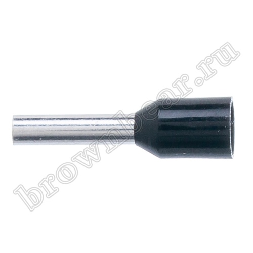 Наконечник штыревой втулочный изолированный НШВИ 8 мм, под опрессовку на провод 1.5 мм², упаковка 100шт. TIC-1.5-8 фото 3