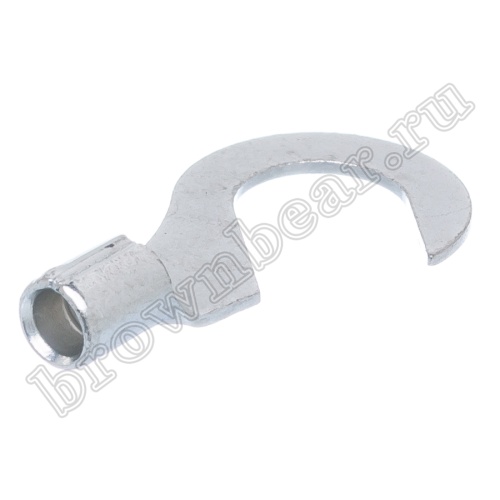 Клемма крюк тип "C" 6.4 мм на провод 1.5 - 2.5 мм²,  неизолированная, кратно 100шт. TC-2-6 фото 2