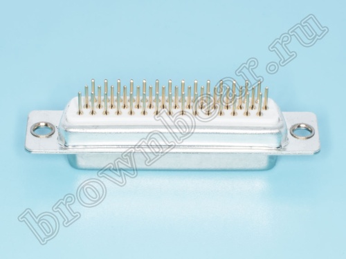 Разъем D-SUB  44 контакта, гнездо на плату, вертикальный DHB-44F фото 3