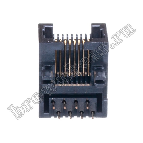 Разъём RJ-45 гнездо на плату, 8P8C, тип 4 TJ4-8P8C фото 6