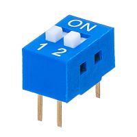 Переключатель Dip-Switch 2 контактных группы (B001A) SWD1-2