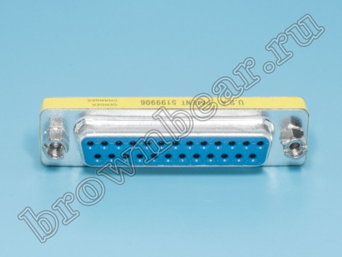 Переходник мини D-SUB 25 гнездо - D-SUB 25 гнездо GCM-25FF фото 3