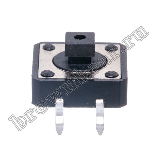Кнопка тактовая 12x12 мм, h=7 мм, 4 контакта SWT-9 фото 4