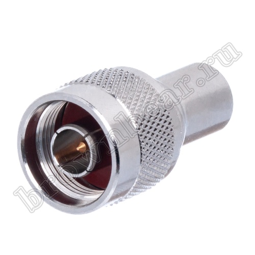 Разъем N штекер на кабель RG-8,213, обжимной N-C8P
